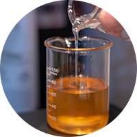 Safe handling of nicotine base